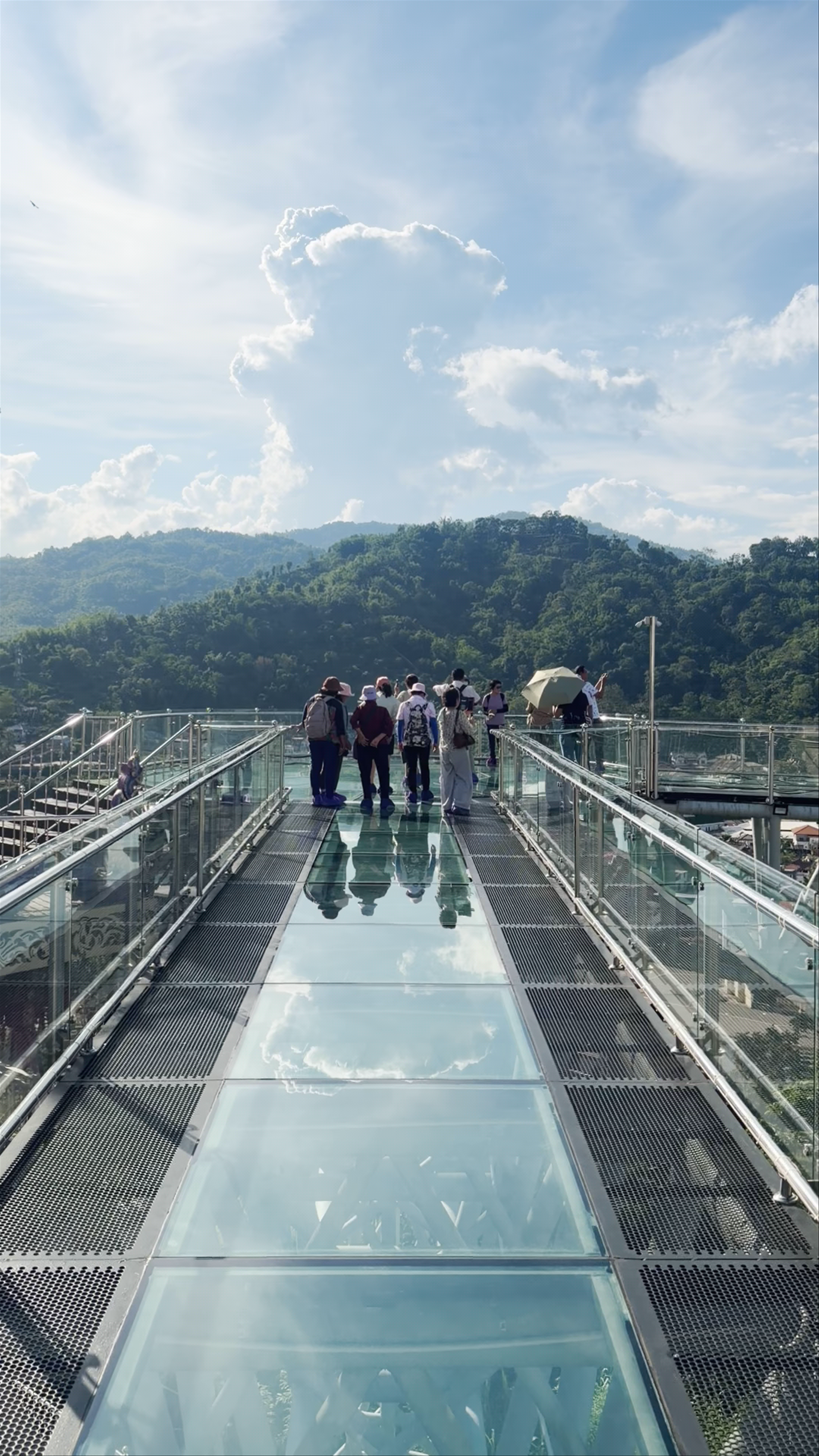 Breathtaking Glass Skywalk at Wat Phra That Doi Wao in Mae Sai, Thailand