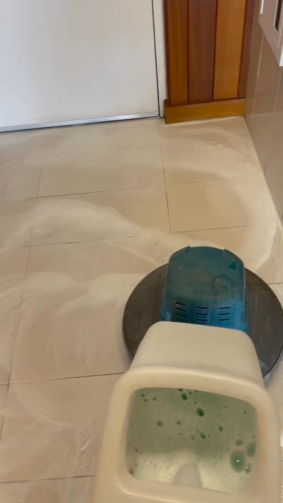 Preferred Building Services, Inc - Machine floor scrubbing for lobby entrance. - Office Cleaning Near Me - Burlingame, California