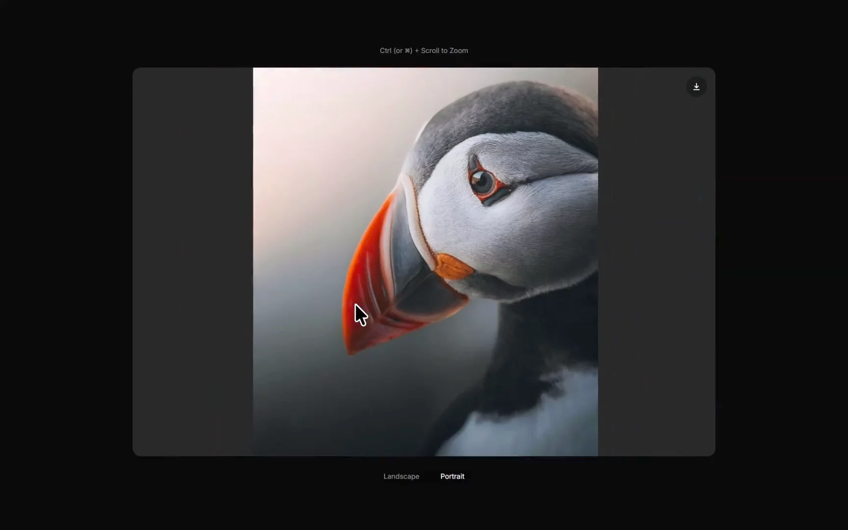 A component that lets you zoom in on any image in high resolution; it's not a lightbox—you zoom directly on the image, just like a traditional photo viewer 🔎