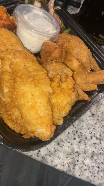 Momma’s Pantry - Chicken and catfish, Mac and cheese and collard greens, they called it the Boss plate when I picked it up lol. I love their energy - Food Trucks Near Me