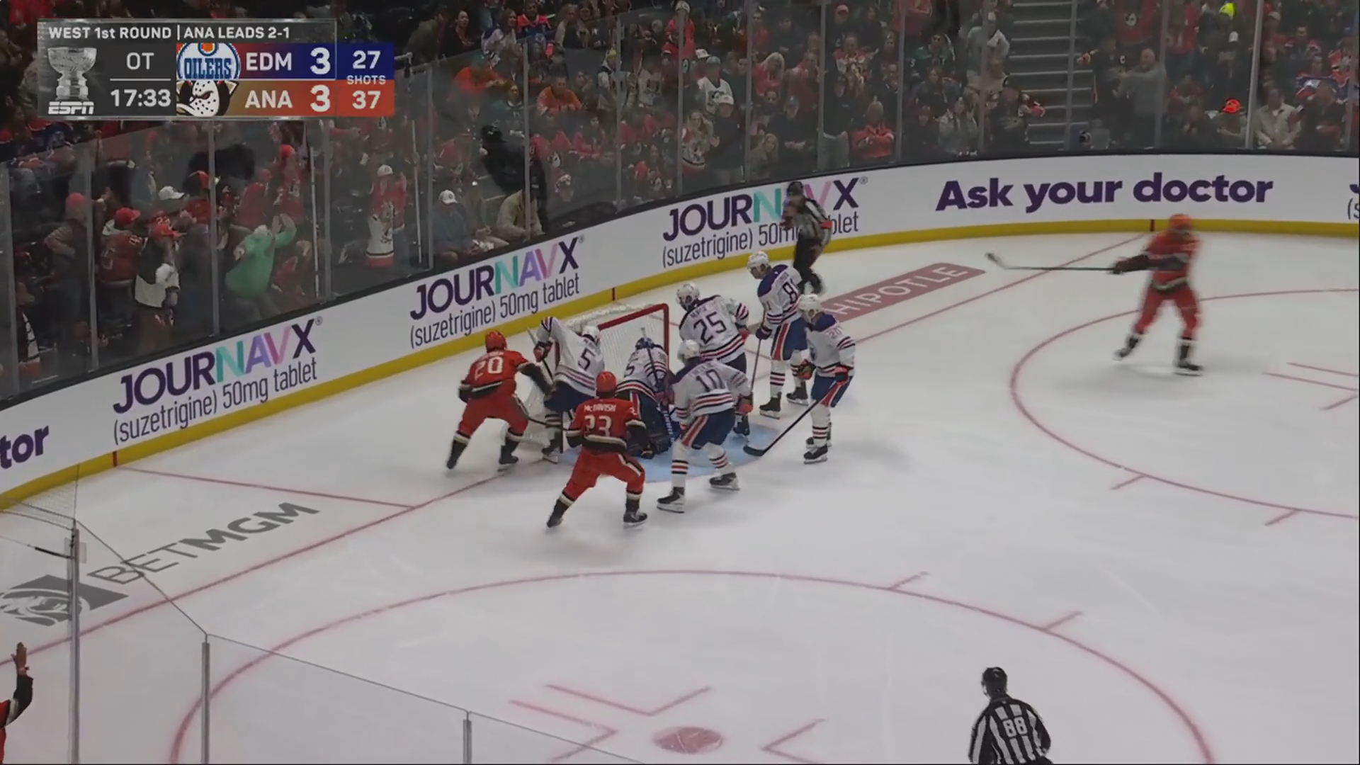 Ducks Rally Again to Push the Oilers to the Brink in OT · Apr. 26, 2026