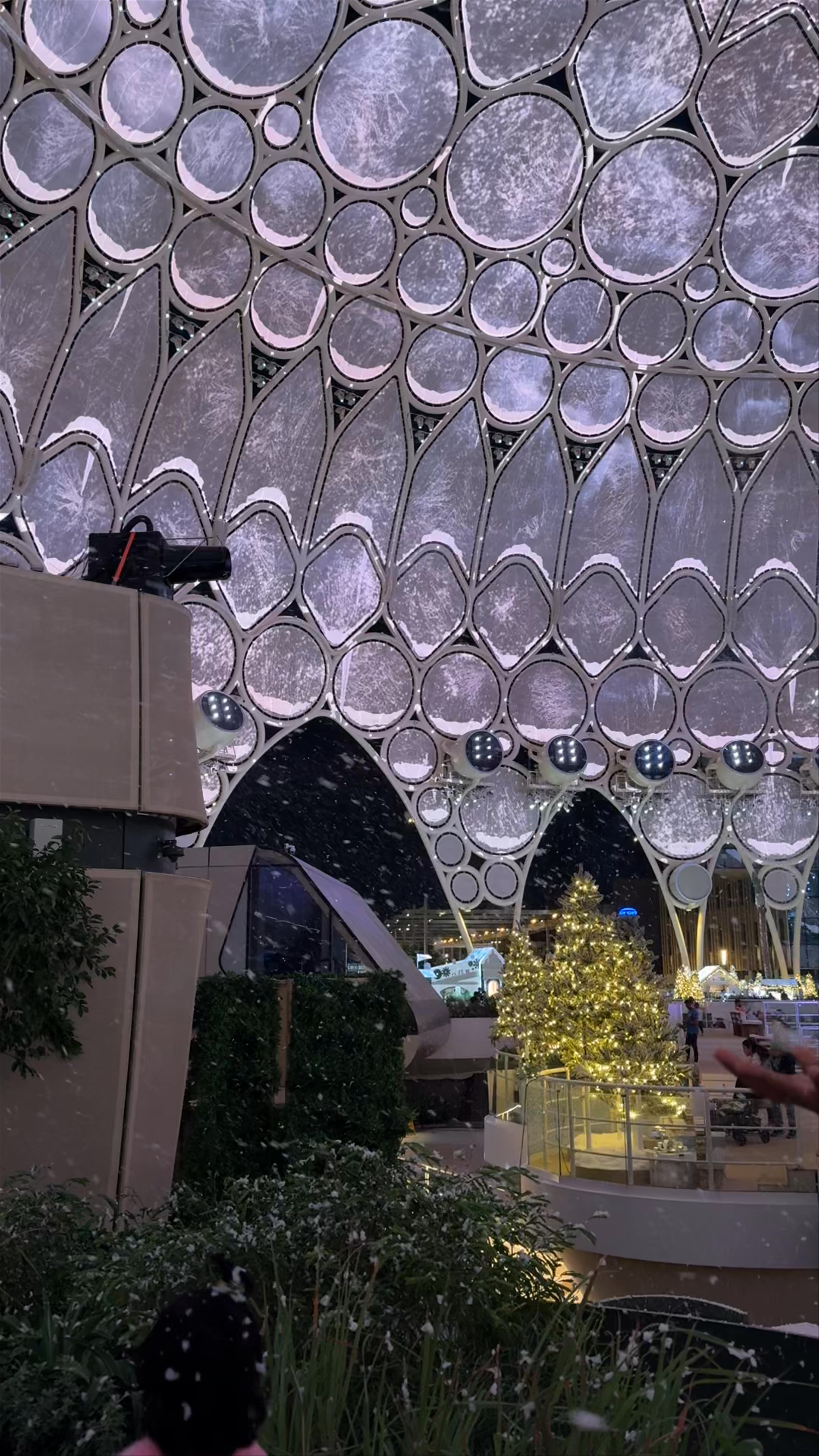 Magical Winter Night at Expo City Dubai - Al Wasl Avenue Dome