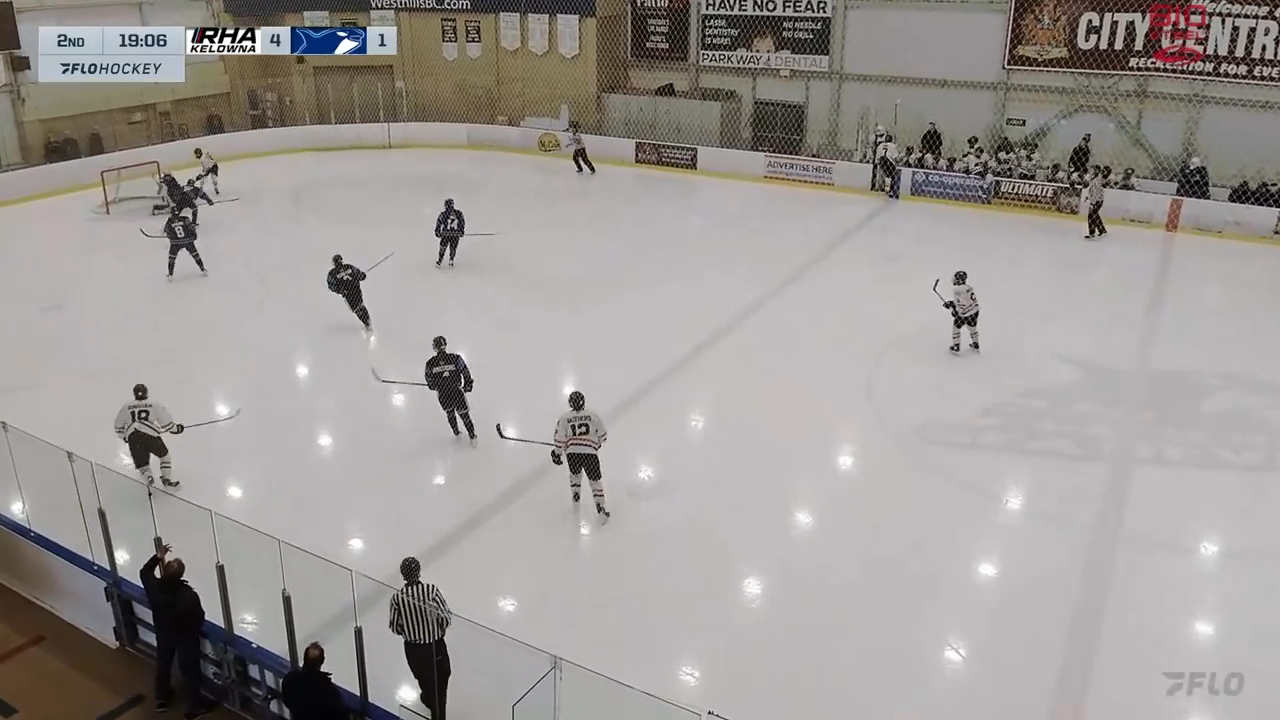 Charlie Schmitt's Impressive Tip-In and stick with it Goal | RINK HA Kelowna U17 Prep