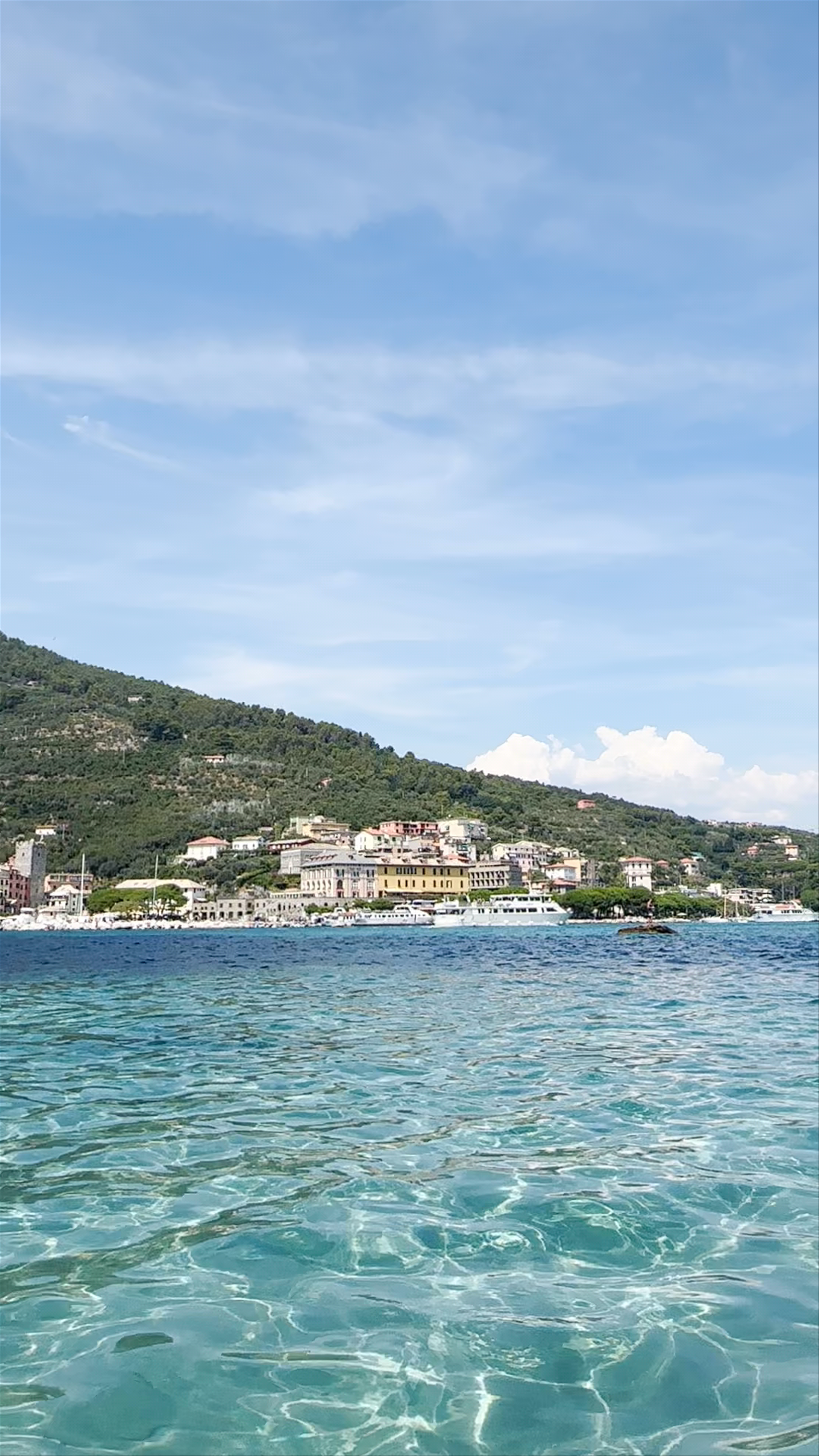 Crystal Clear Waters at Spiaggia del Pozzale, Portovenere, Italy