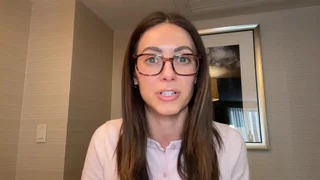 Video thumbnail for video titled Courtside with Lauren Jbara: Covering the NBA Playoffs for TNT