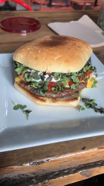 Blueprint Cafe Lounge - Blueprint Vegan Burger - Cafes Near Me - Newark, New Jersey