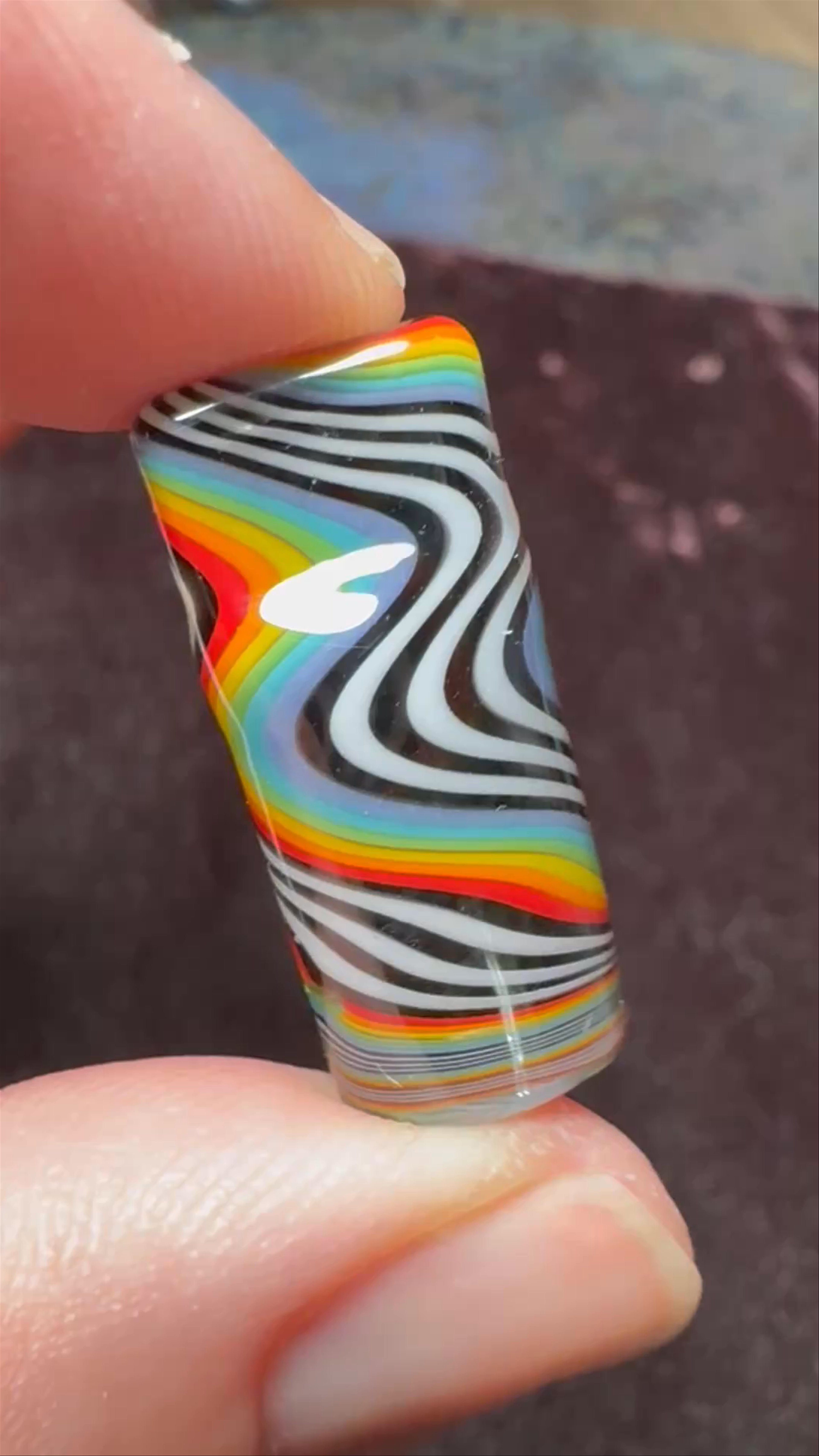 Preview pic of 12mm Rainbow Jailhouse Flat Tip