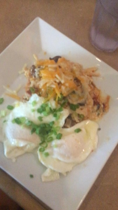 Osceola Street Cafe - Eggs Benny, Hashbrown casserole, Jalapeno Asiago bagel - Breakfast & Brunch Near Me - Stuart, Florida