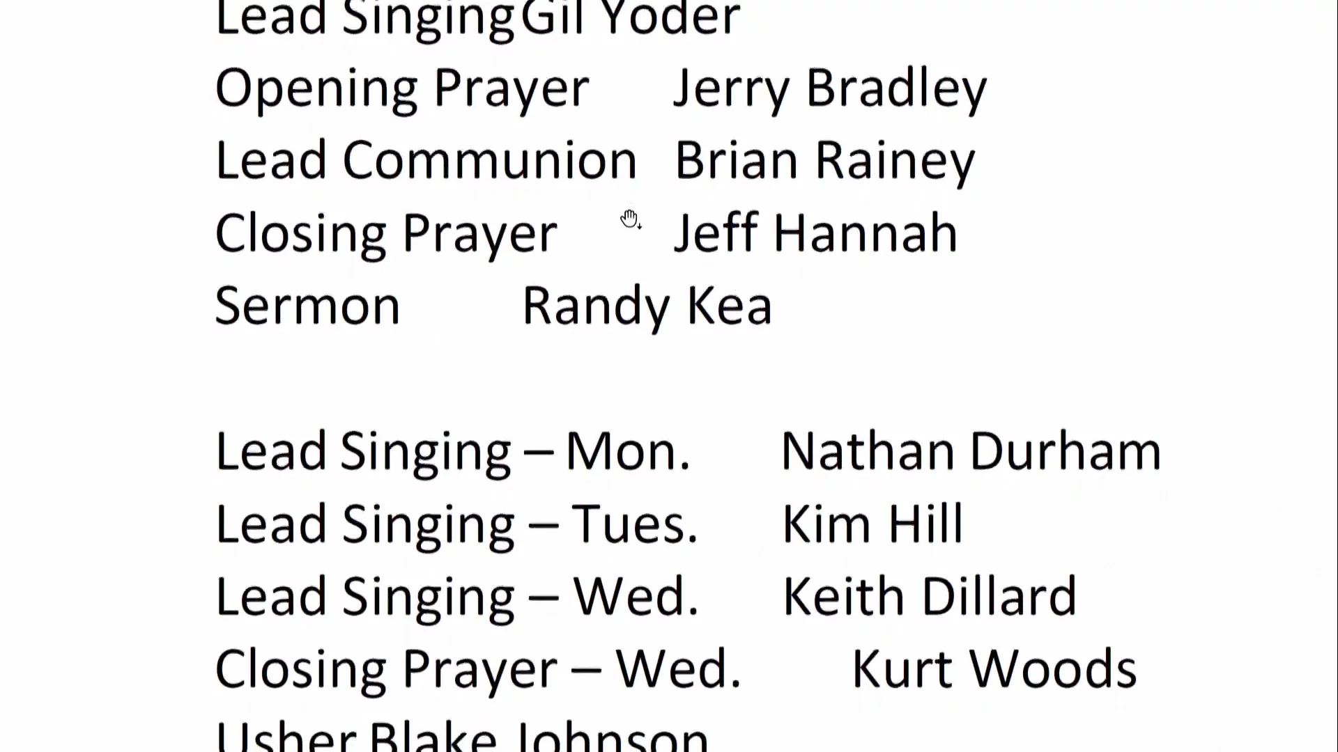 Bethel Service, July 30, 2025