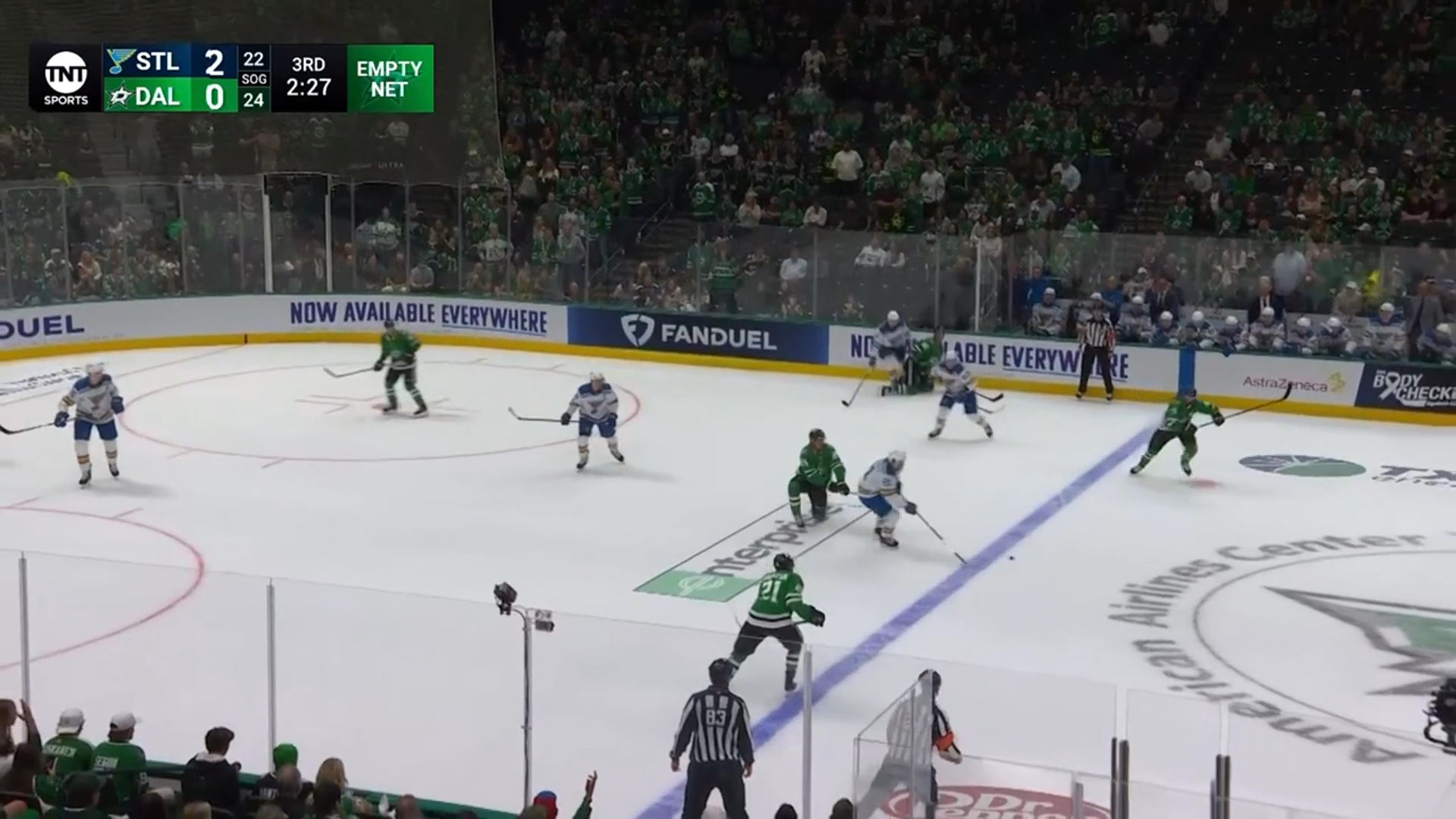 McTavish Scores 94 Seconds Into Blues Debut, Hofer Blanks Stars · Oct. 2, 2026