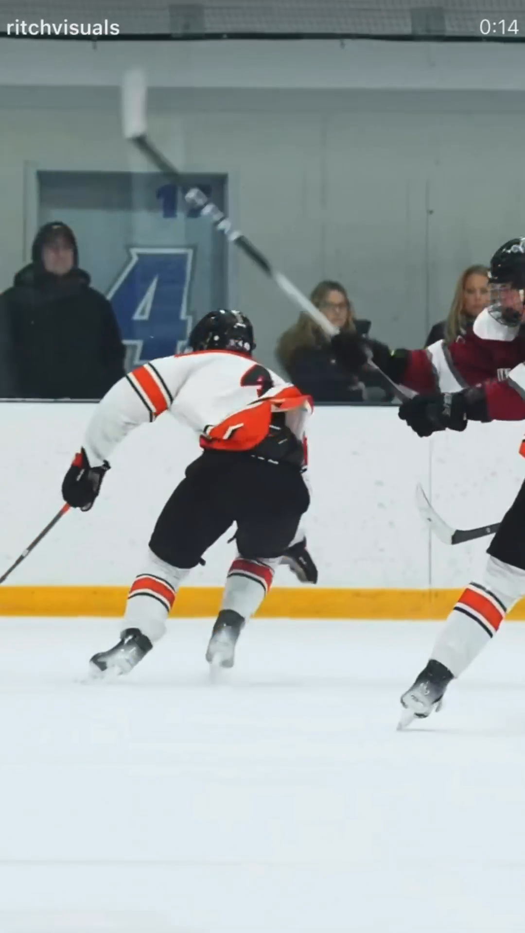 TJ Swinson Pomfret School Offensive Skating and Dangling