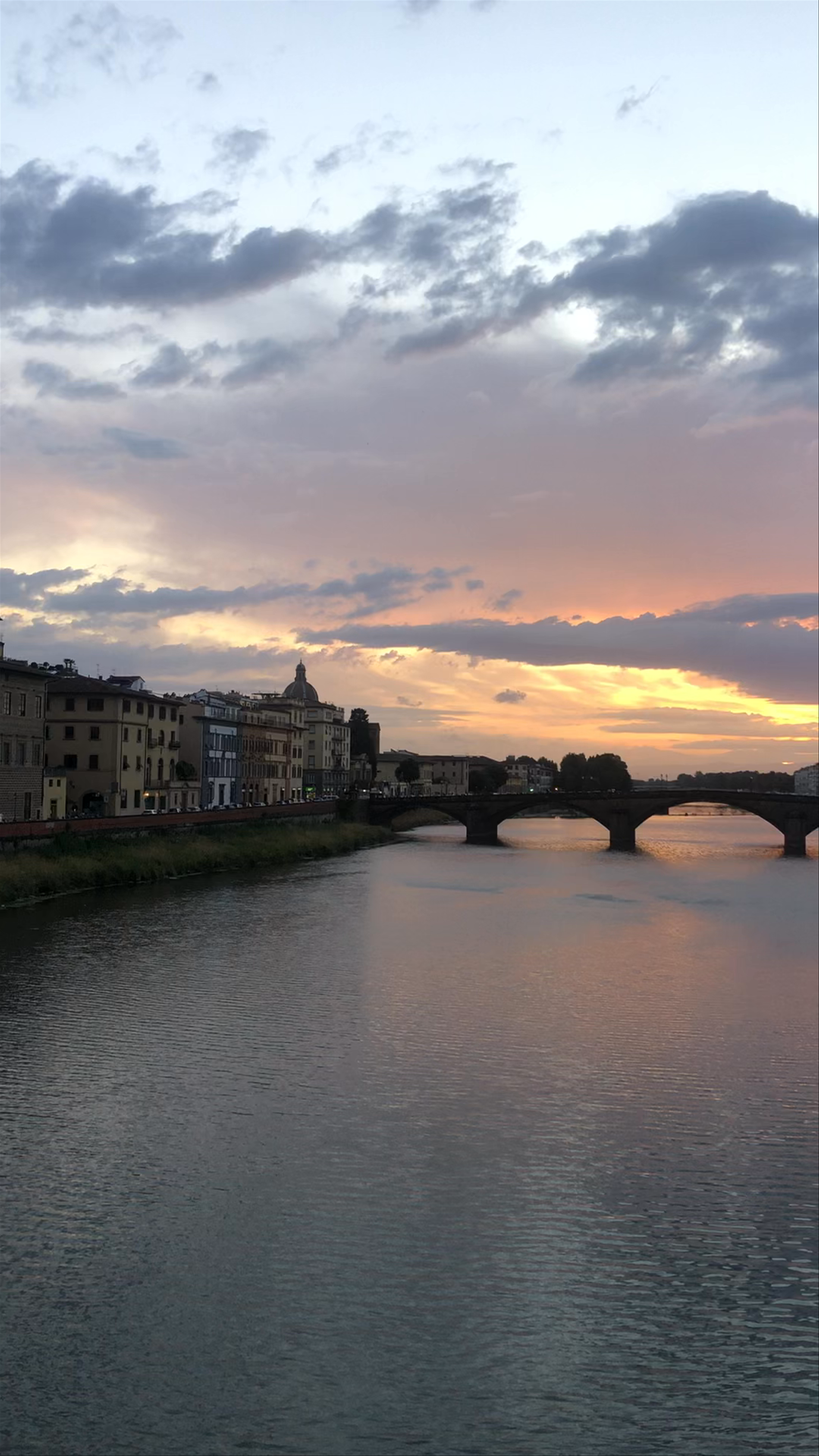 Sunset Serenity at Ponte Santa Trinita, Florence