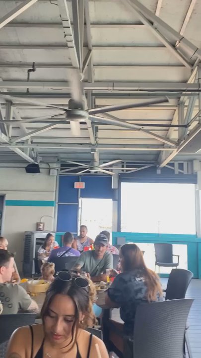Fishlips - This is the top flooring sitting area . You can see all the cruise boats as they come through. - Bars Near Me - Cape Canaveral, Florida