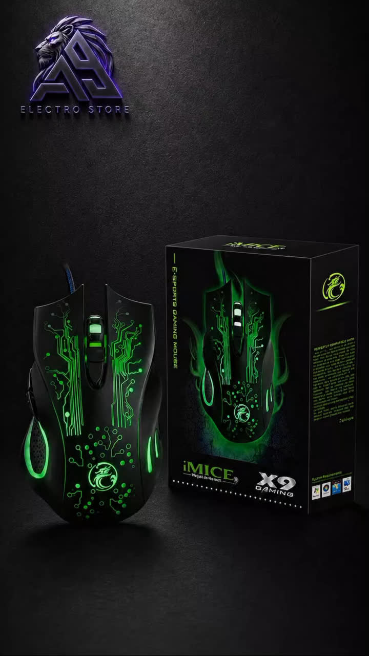 iMice X9 E-Sports Wired Gaming Mouse