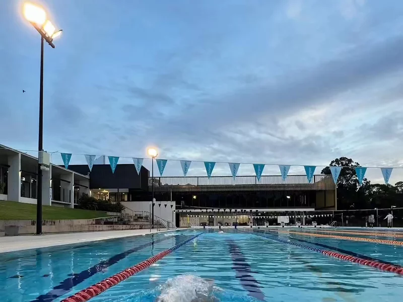 Trying new sports - swimming