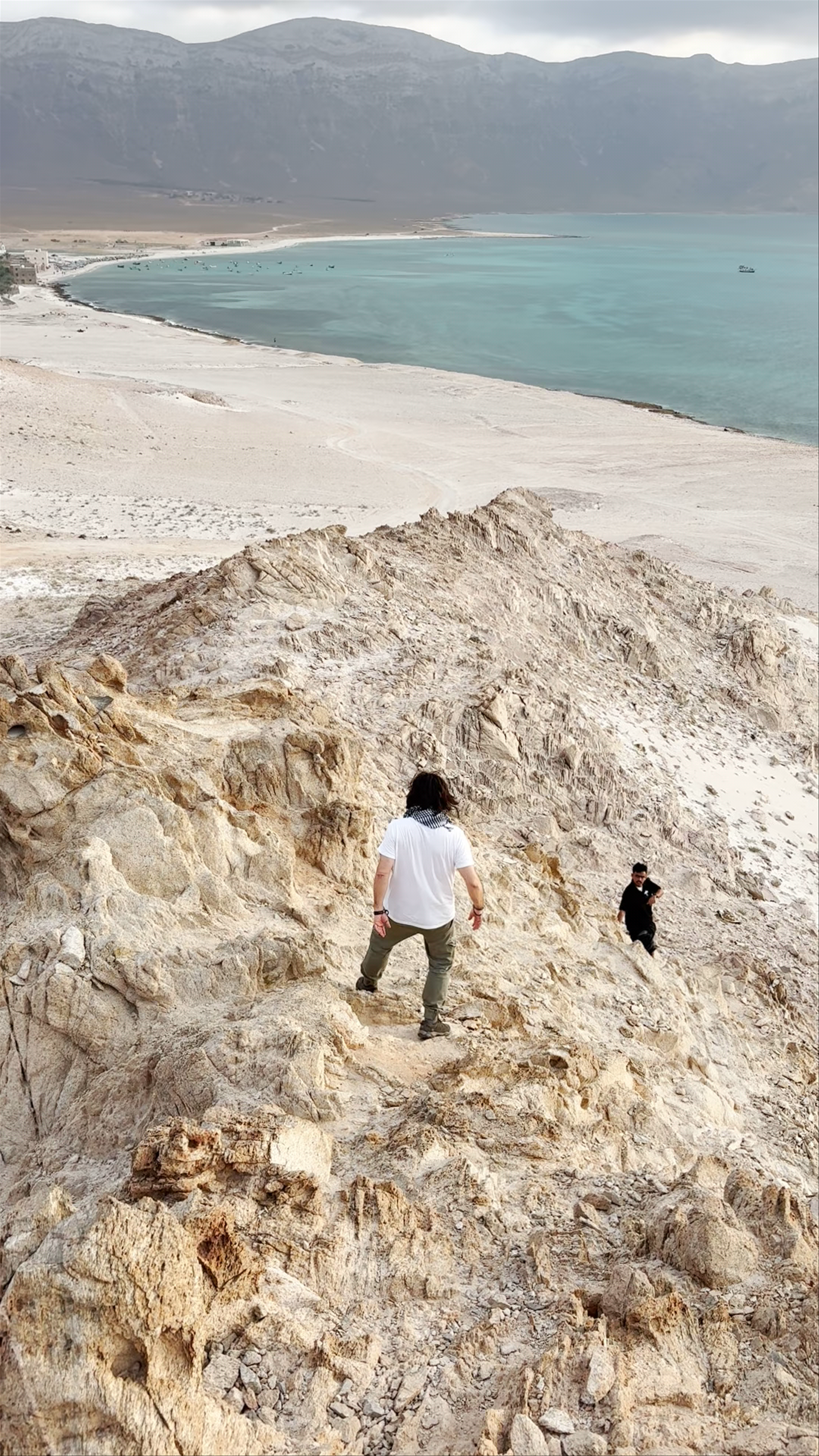 Breathtaking Coastal Climb at Qalansiyah Beach, Yemen