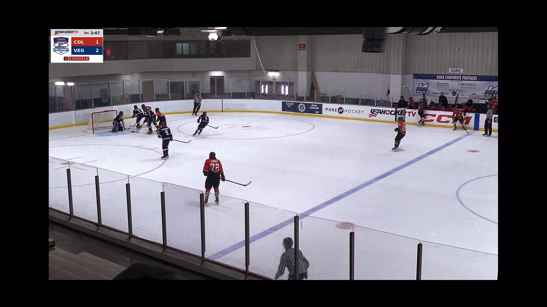 Game 3 USA hockey national tournament