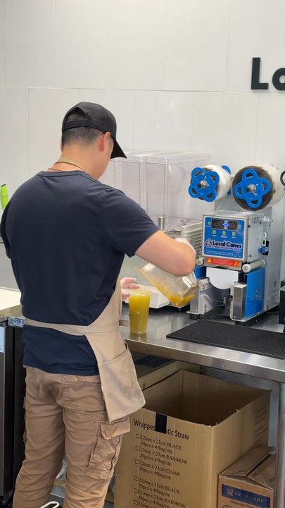 Local Canes - Watch them make and seal your drink in RealTime - Juice Bars & Smoothies Near Me - Oceanside, California