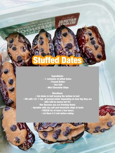 Stuffed Snickers Dates 😋