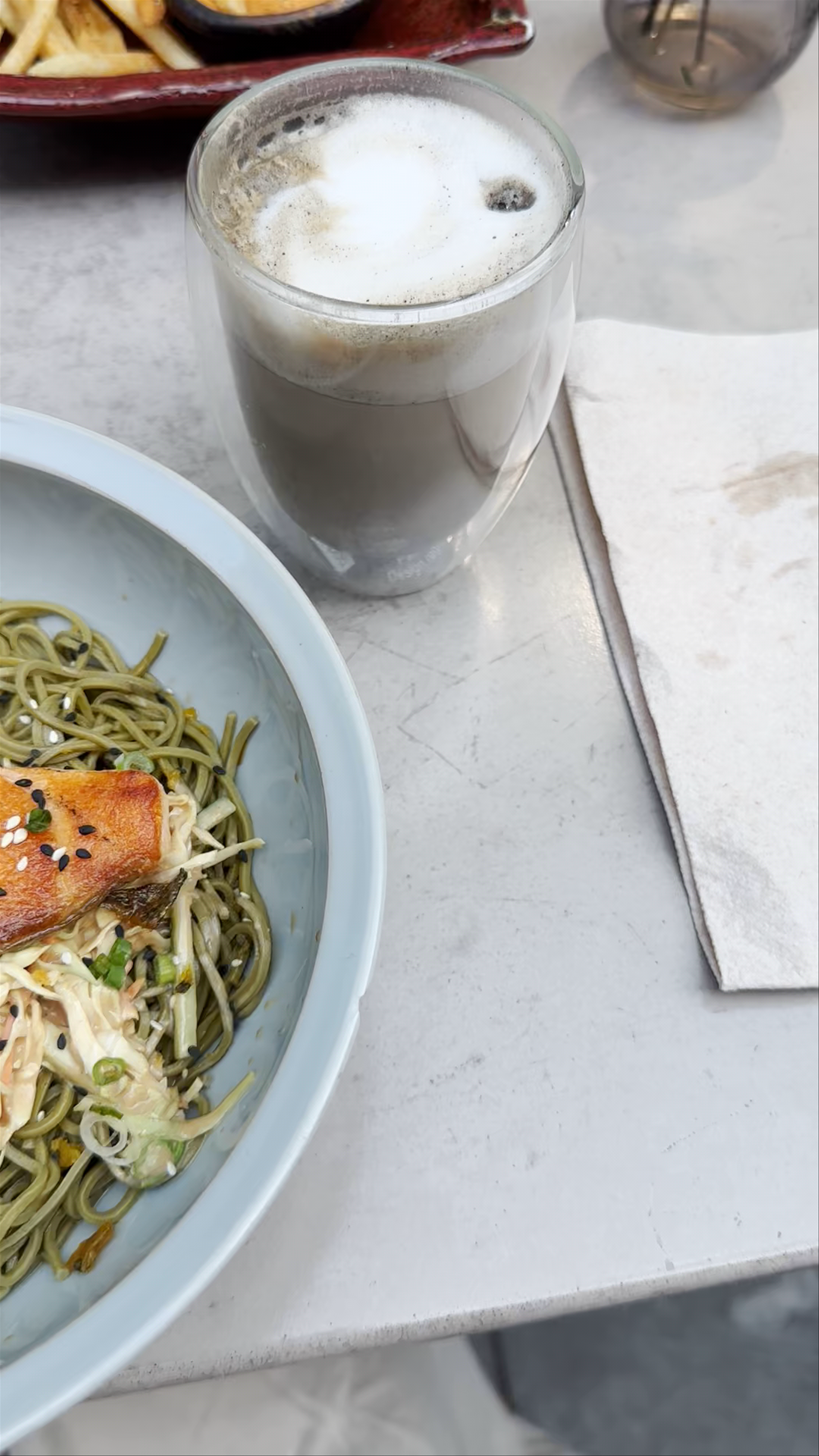 Culinary Bliss at Kodo, Los Angeles: Savoring Fresh Salmon and Green Tea Soba