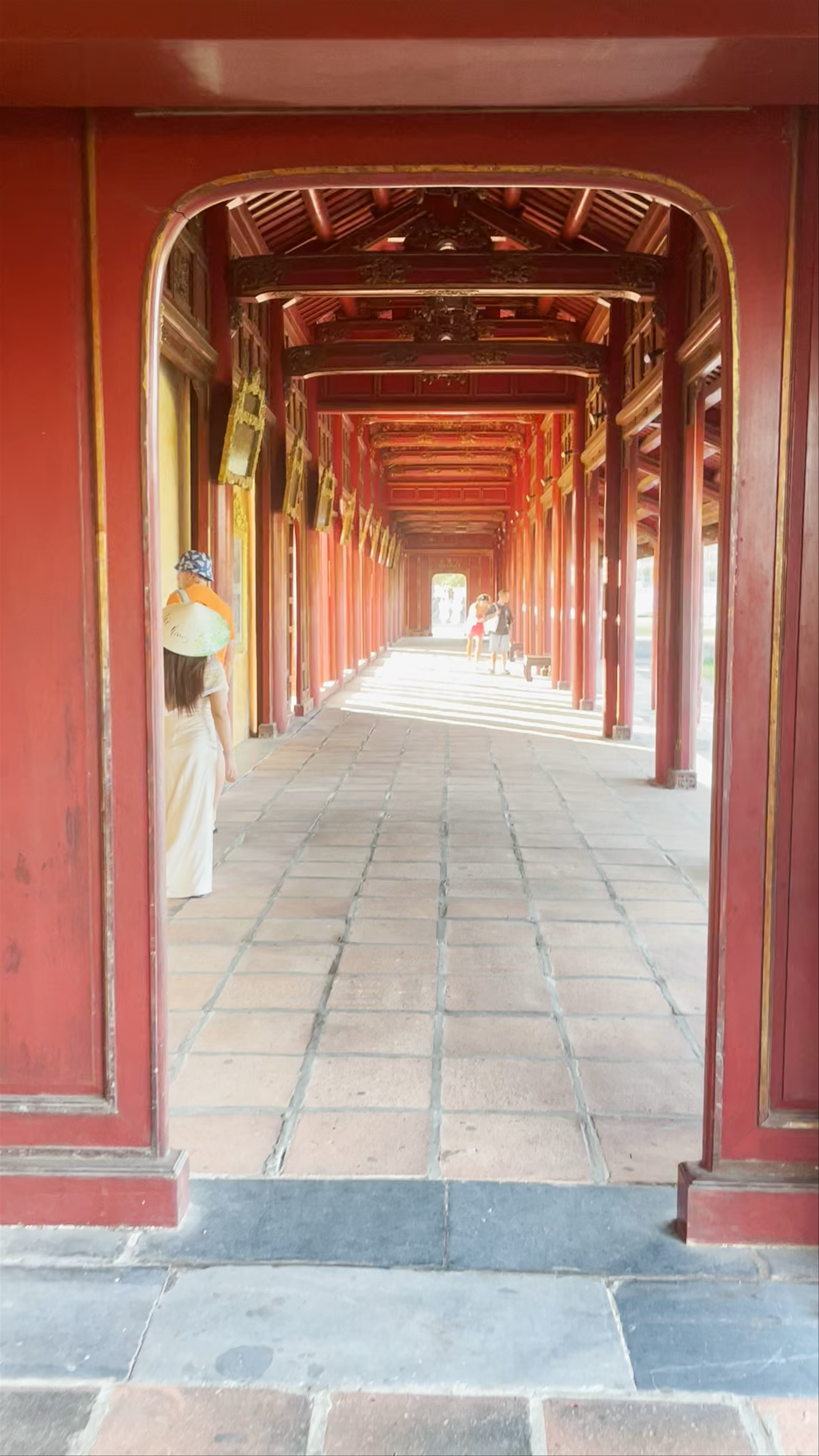 Timeless Walk Through Trường Lang Corridor, Hue, Vietnam