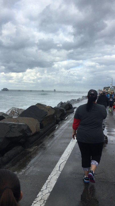 O'Side Turkey Trot - The waves were crazy!! - Races & Competitions Near Me - Oceanside, California