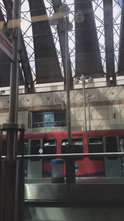 Docklands Light Rail - DLR from Canary Wharf (Time-Lapse) - Public Transportation Near Me