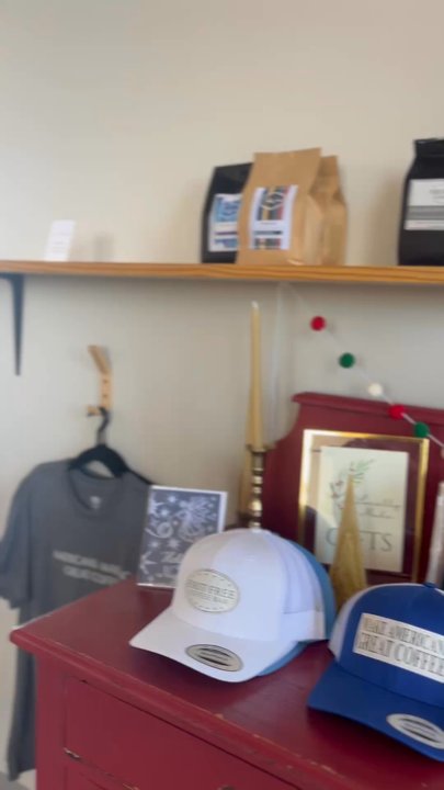 First Free Coffee Bar - Indoor seating and ordering area. - Coffee & Tea Near Me - Charlottesville, Virginia