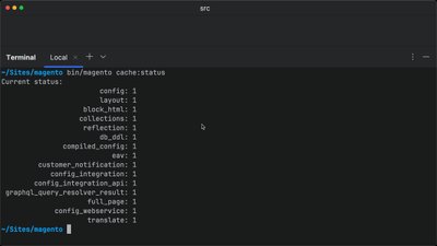 Cache types in Magento