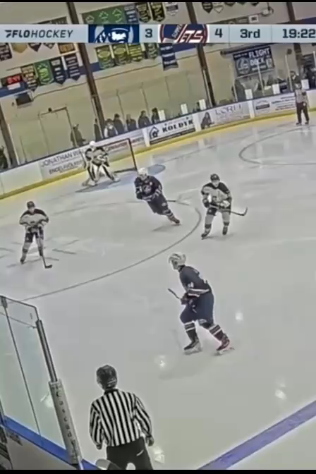 Ethan Caruso's Stunning 4v4 Breakaway Goal with Langley Trappers