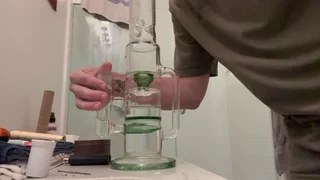 Preview pic of Crazy Treecycler (Inline->Honeycomb->Peyote Perc slit thing)
