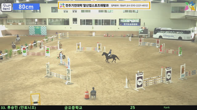 류승민 (소유즈) — 제6회 전북특별자치도지사배 전국승마대회(장애물) · 장애물 80cm
