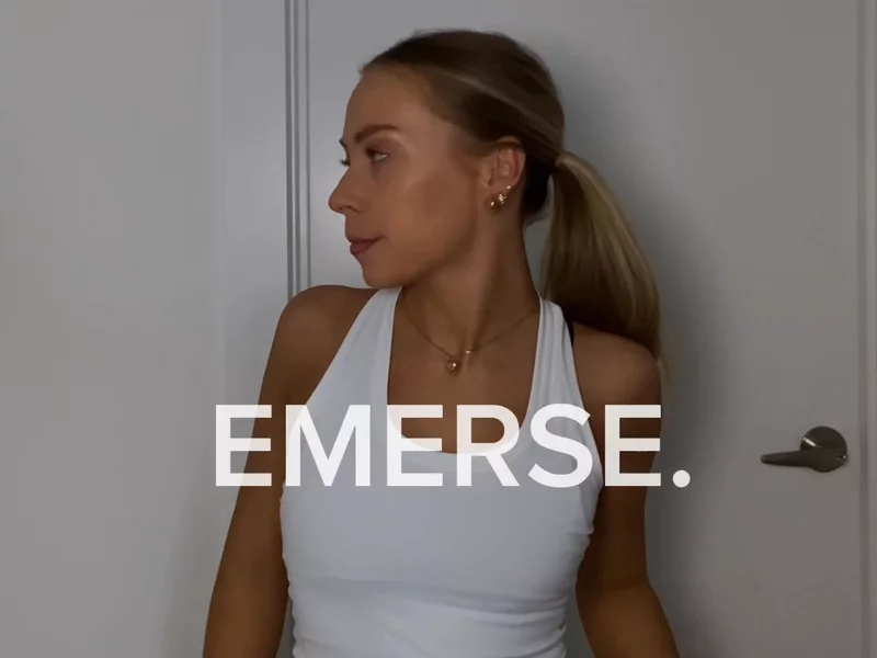 Emerse active wear as