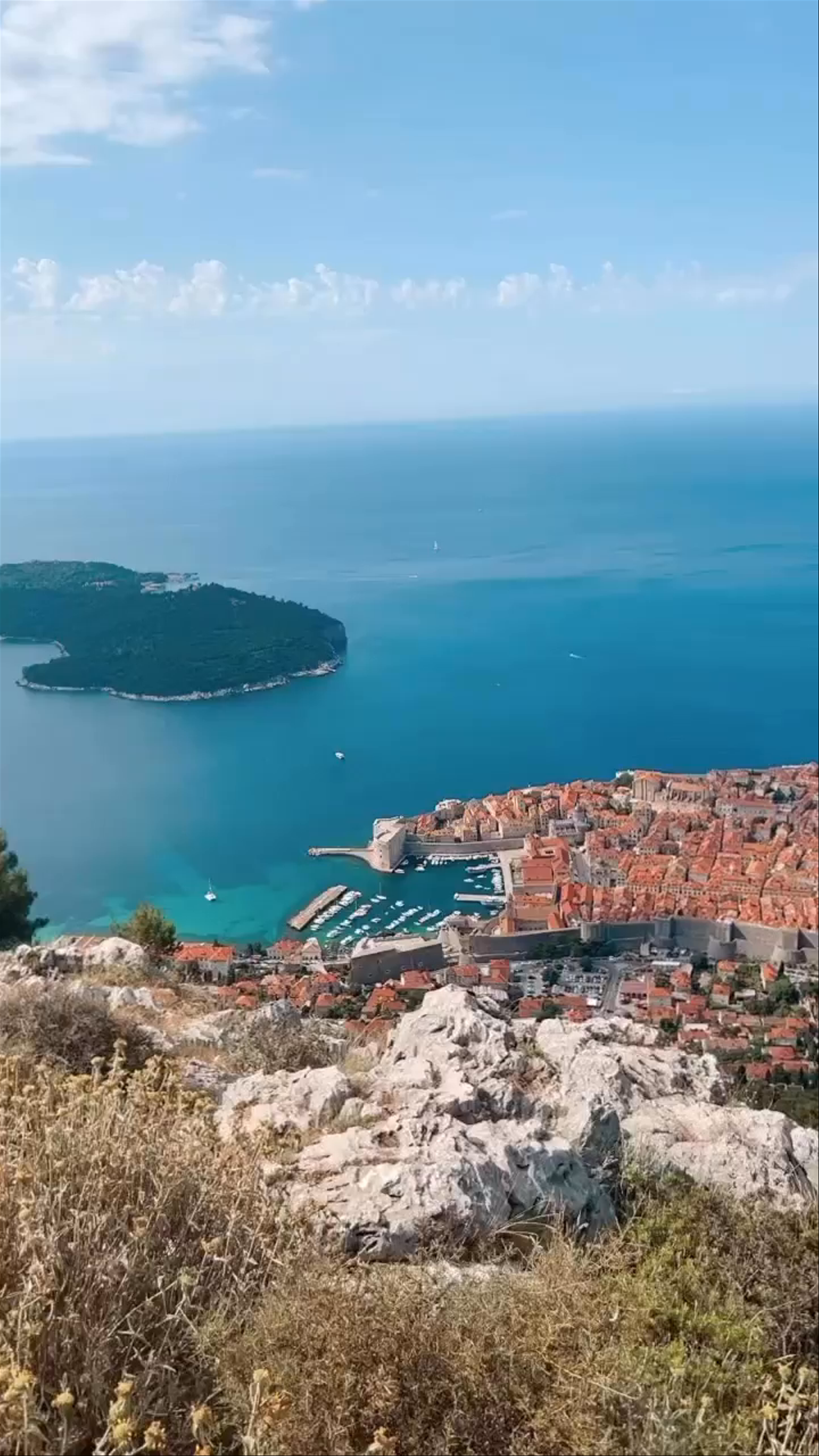 Epic Coastal Views from Staza Prema Utvrdi Imperial, Dubrovnik