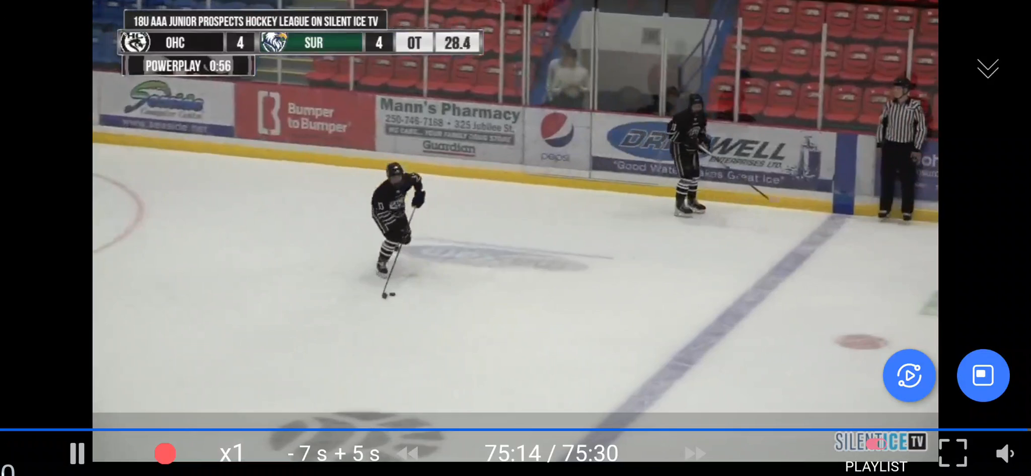 Boston Ciccone's Clutch OT Winner for Okanagan HC 18U!