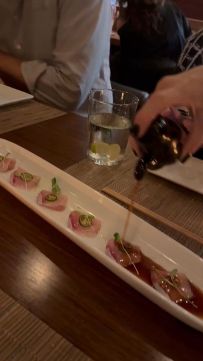 Junto - Yellowtail Carpaccio - Sushi Bars Near Me - Bentonville, Arkansas