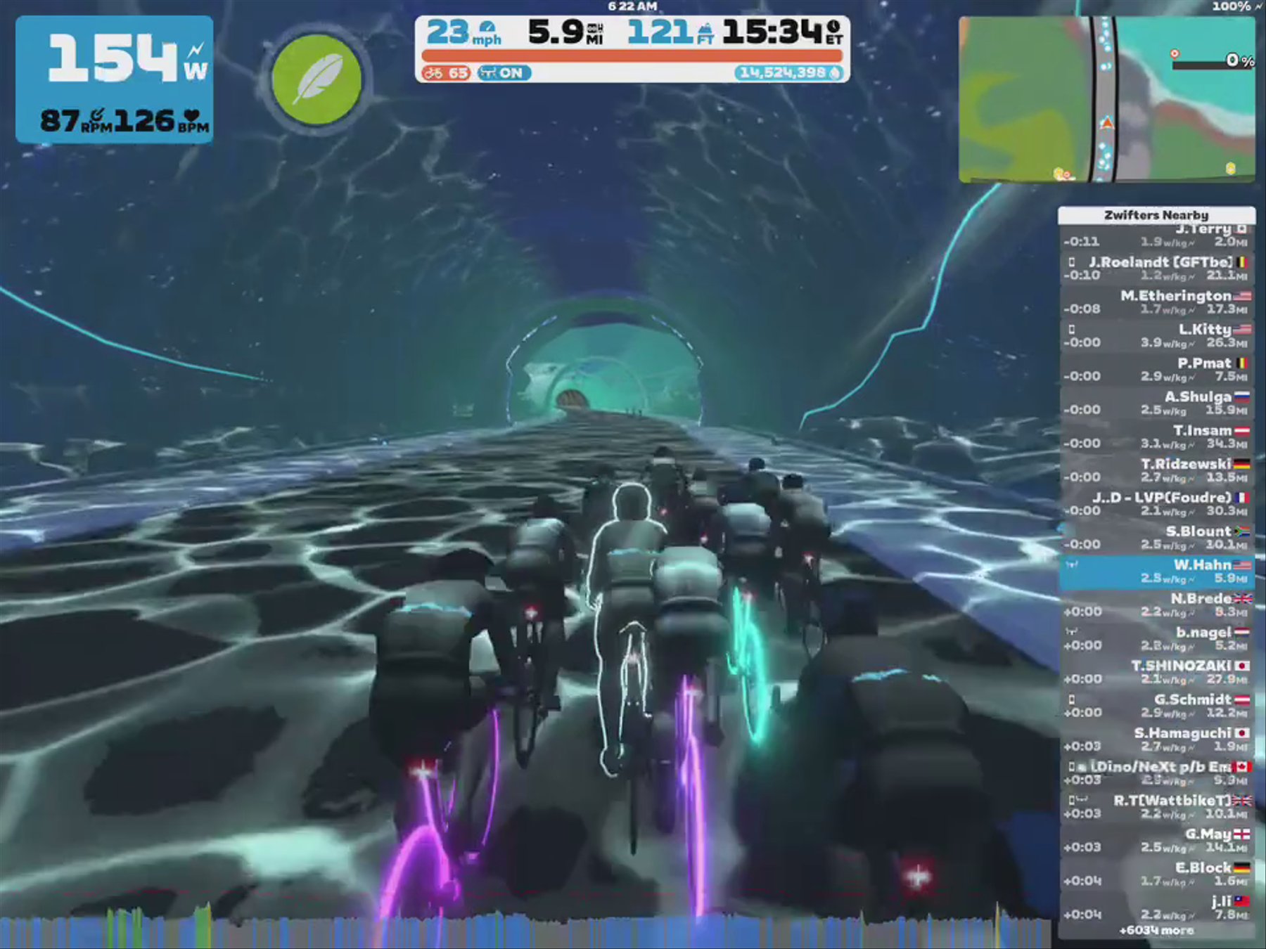 Zwift - Pacer Group Ride: Volcano Flat in Watopia with Maria