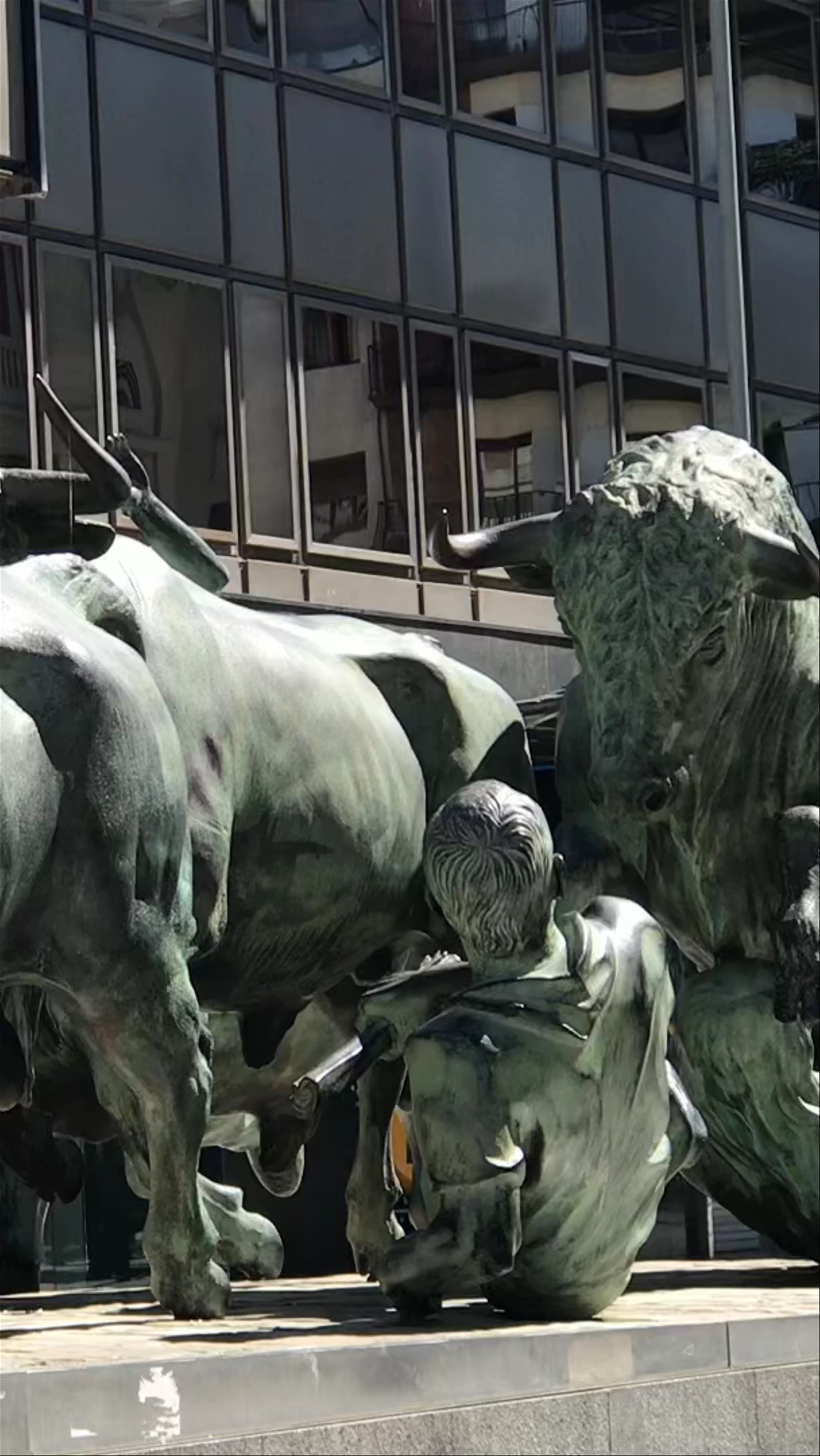 Monumento al Encierro, Avenida Roncesvalles, Pamplona
