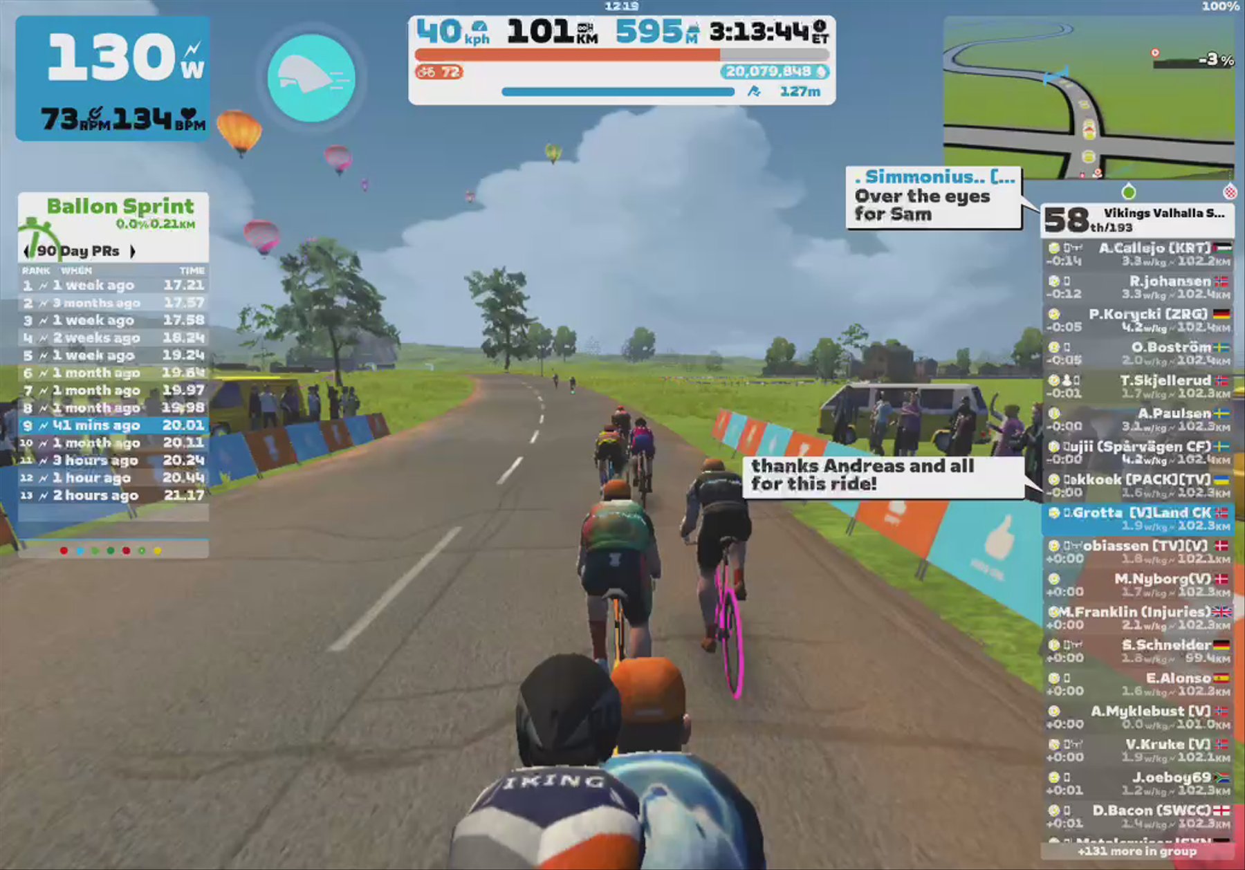 Zwift - Group Ride: Vikings Valhalla Sunday Skaal ride (D) on Douce France in France