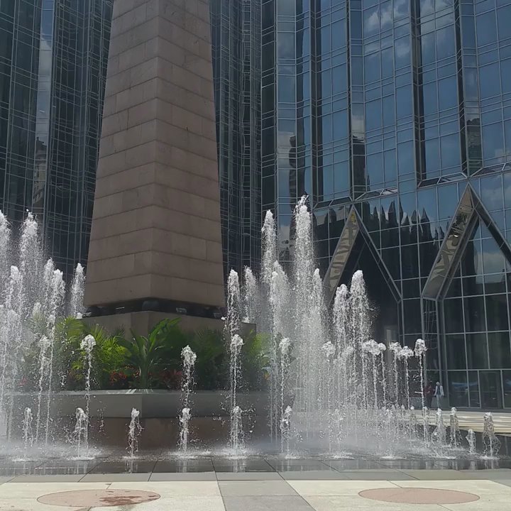 Market Square - Captivating. If you can believe it, they were actually testing out the water fountain and it's water designs. - Landmarks & Historical Buildings Near Me - Pittsburgh, Pennsylvania