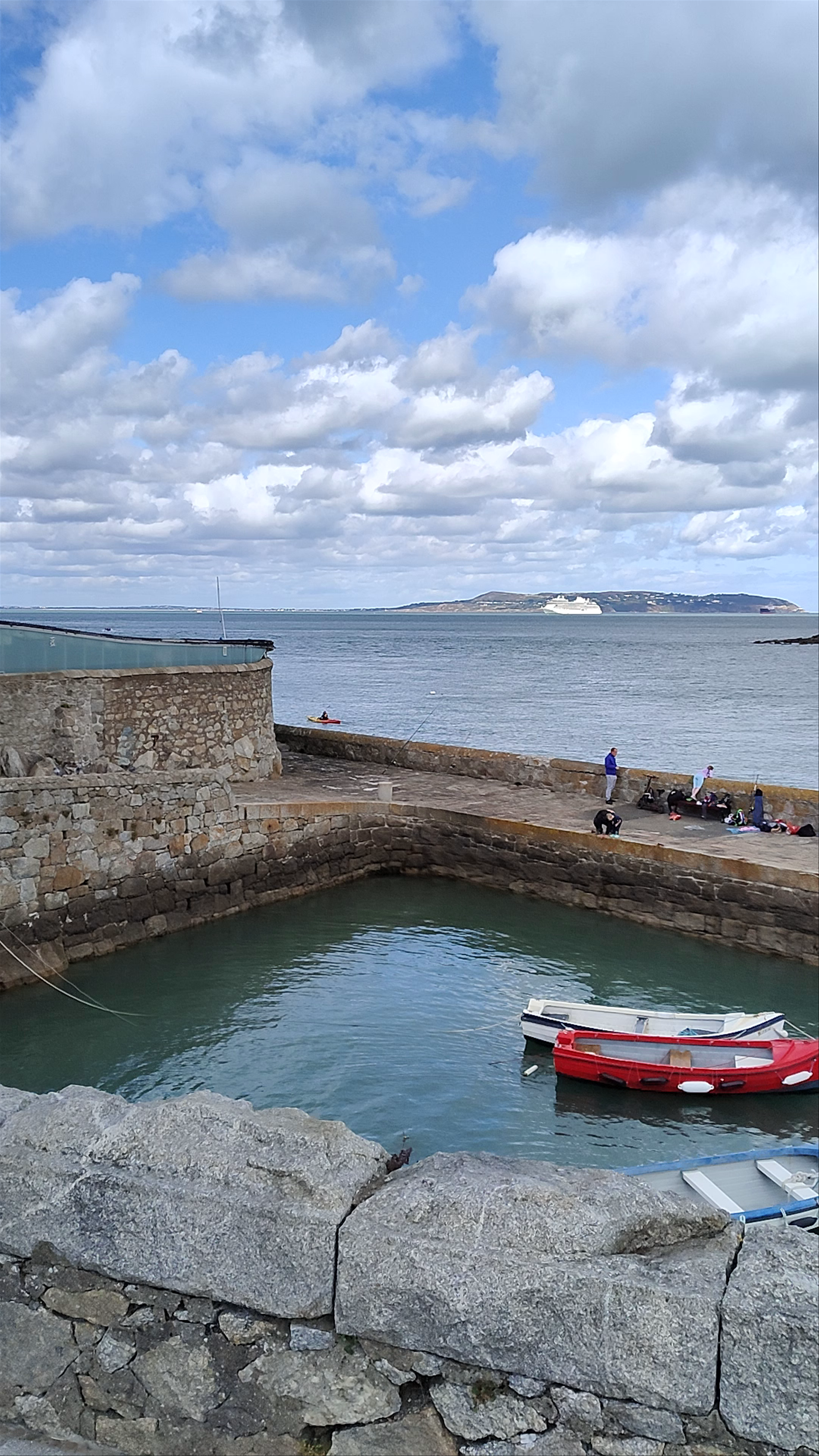 Serene Seaside Moments at Bullock Harbour, County Dublin