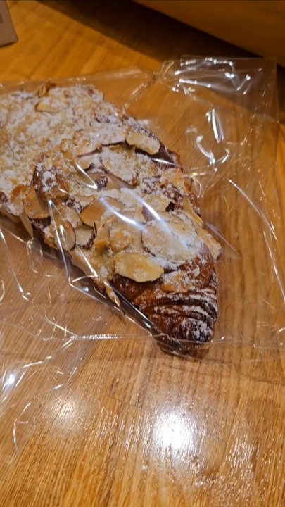 Cafe Monet - Almond croissant and crispy strawberry croissant - Bakeries Near Me - Vancouver, British Columbia
