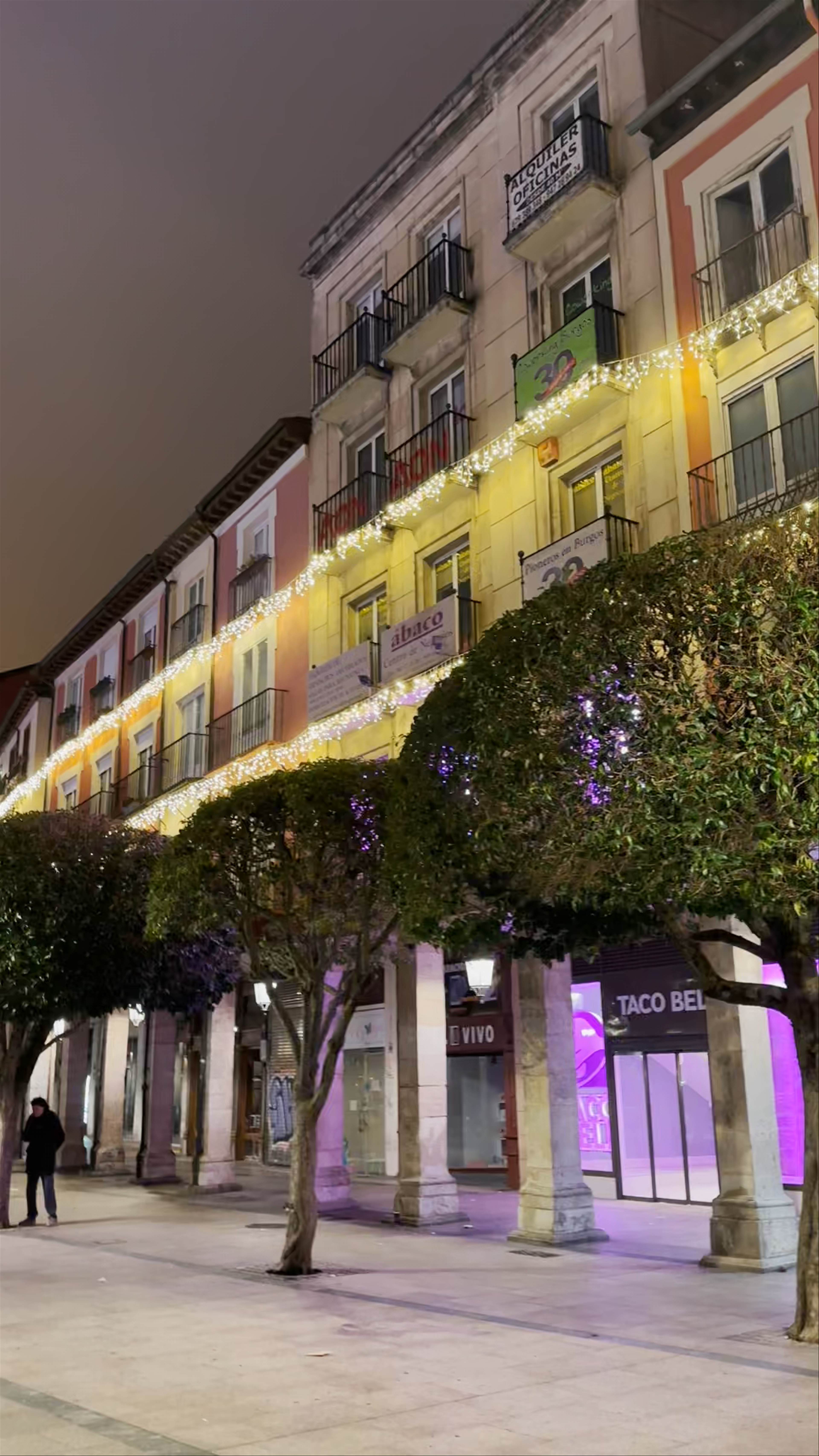 Evening Stroll Through Plaza Mayor de Burgos