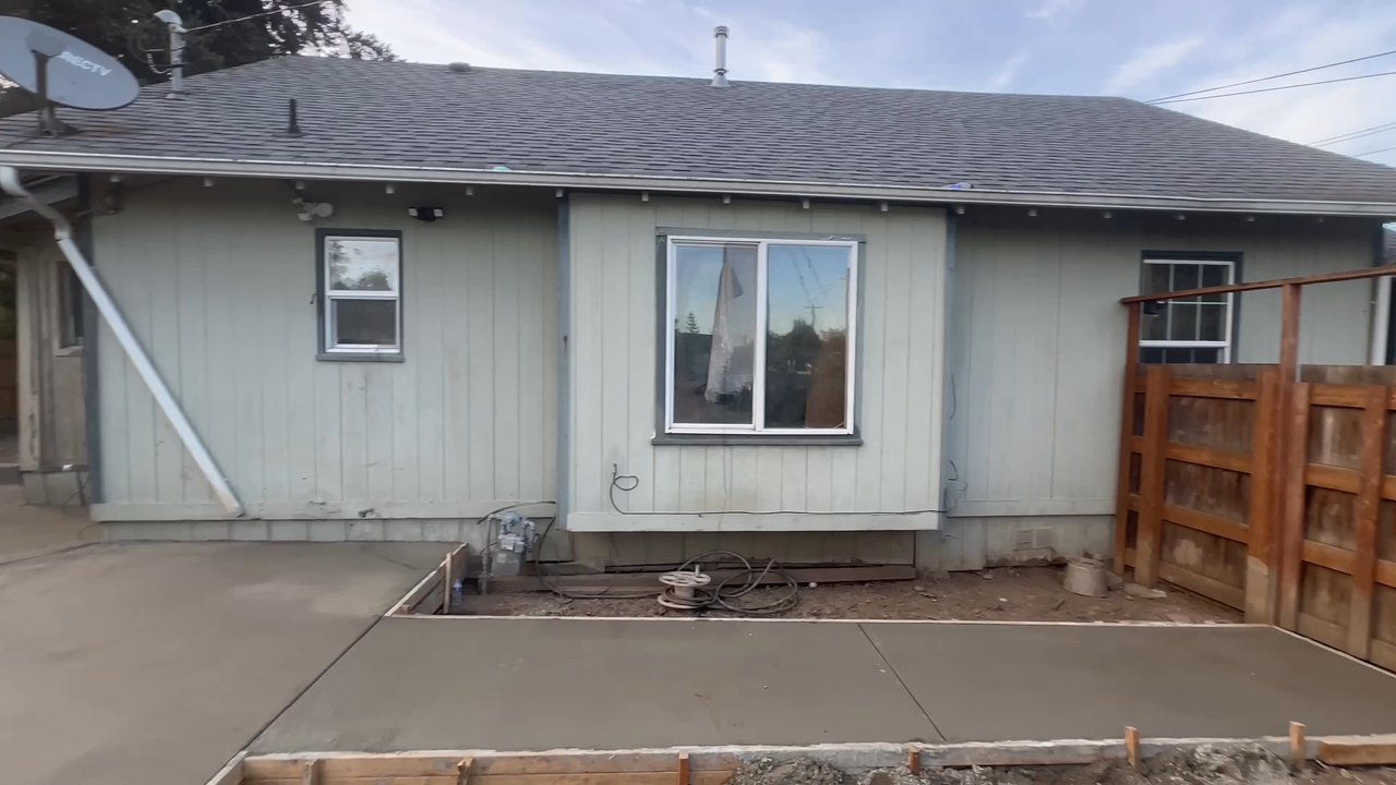 Concrete Masters - Our new concrete backyard. One more project knocked off our list of things to do in remodeling our home. - Masonry/Concrete Near Me