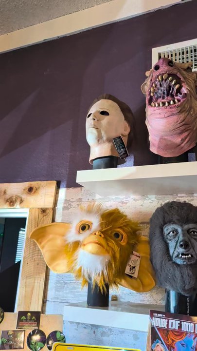 Tom Devlin's Monster Museum - Video of some masks available for purchase - Art Museums Near Me - Boulder City, Nevada