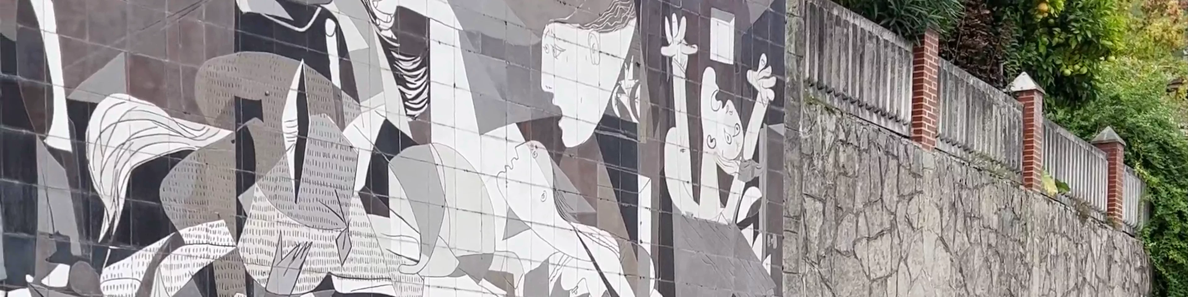 Picassoren “Guernica” horma-irudia.