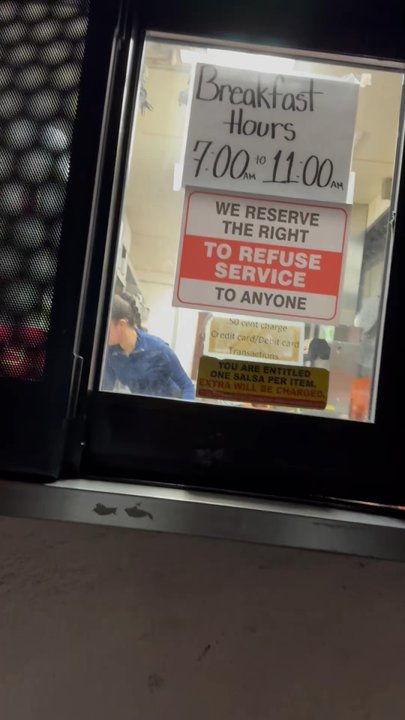 El Taco - Employees ignoring us and laughing at our request they take our order at the pick up window. - Mexican Near Me - Downey, California