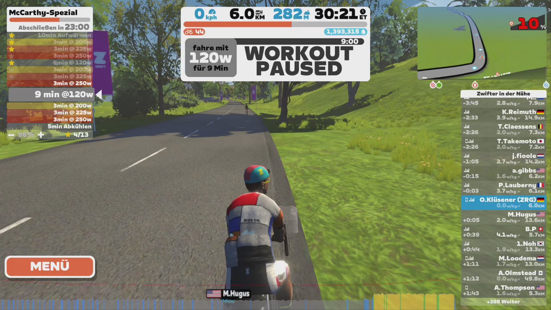 Zwift - The McCarthy Special in France