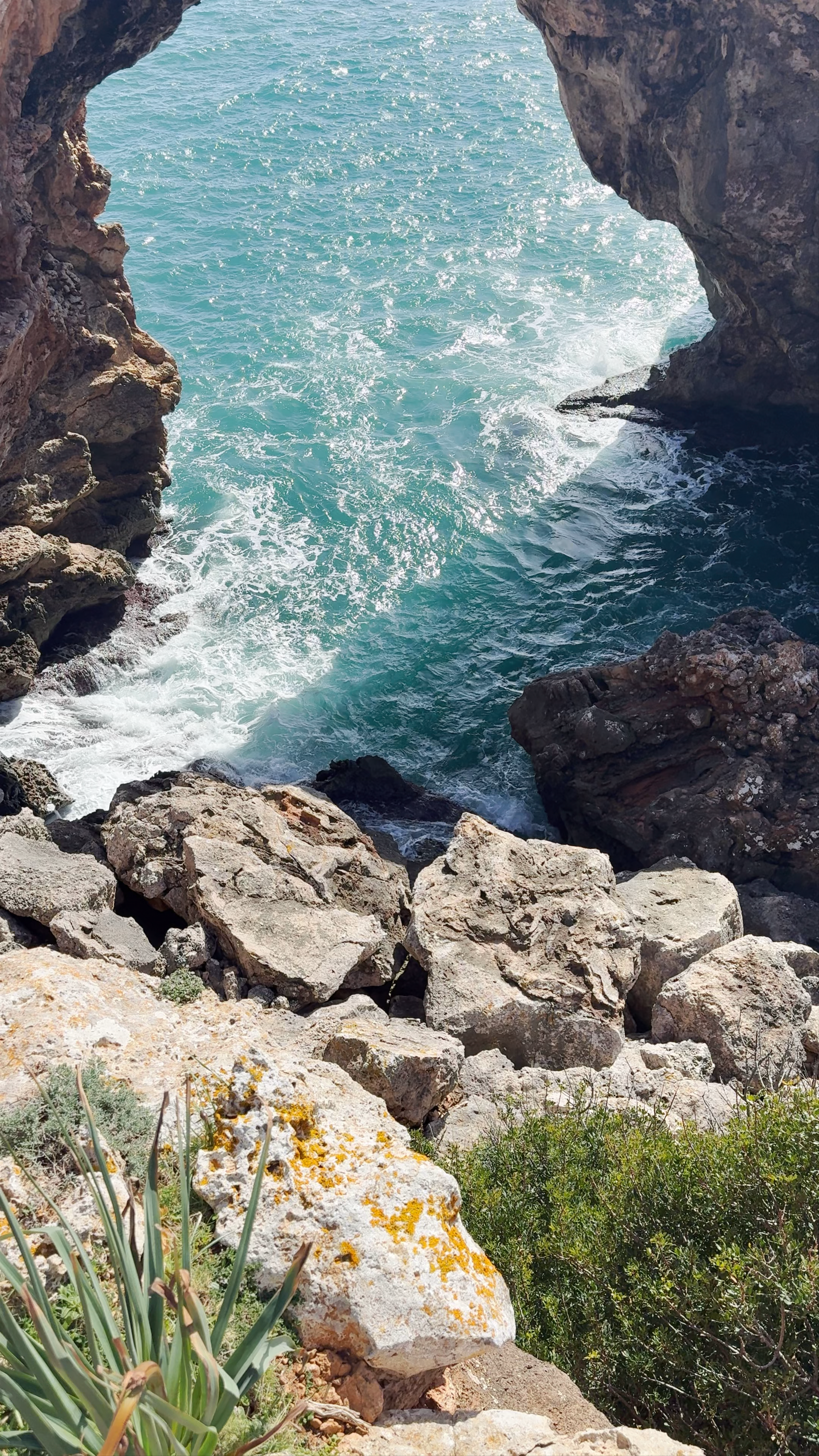 Pont natural d'Es Caló Blanc