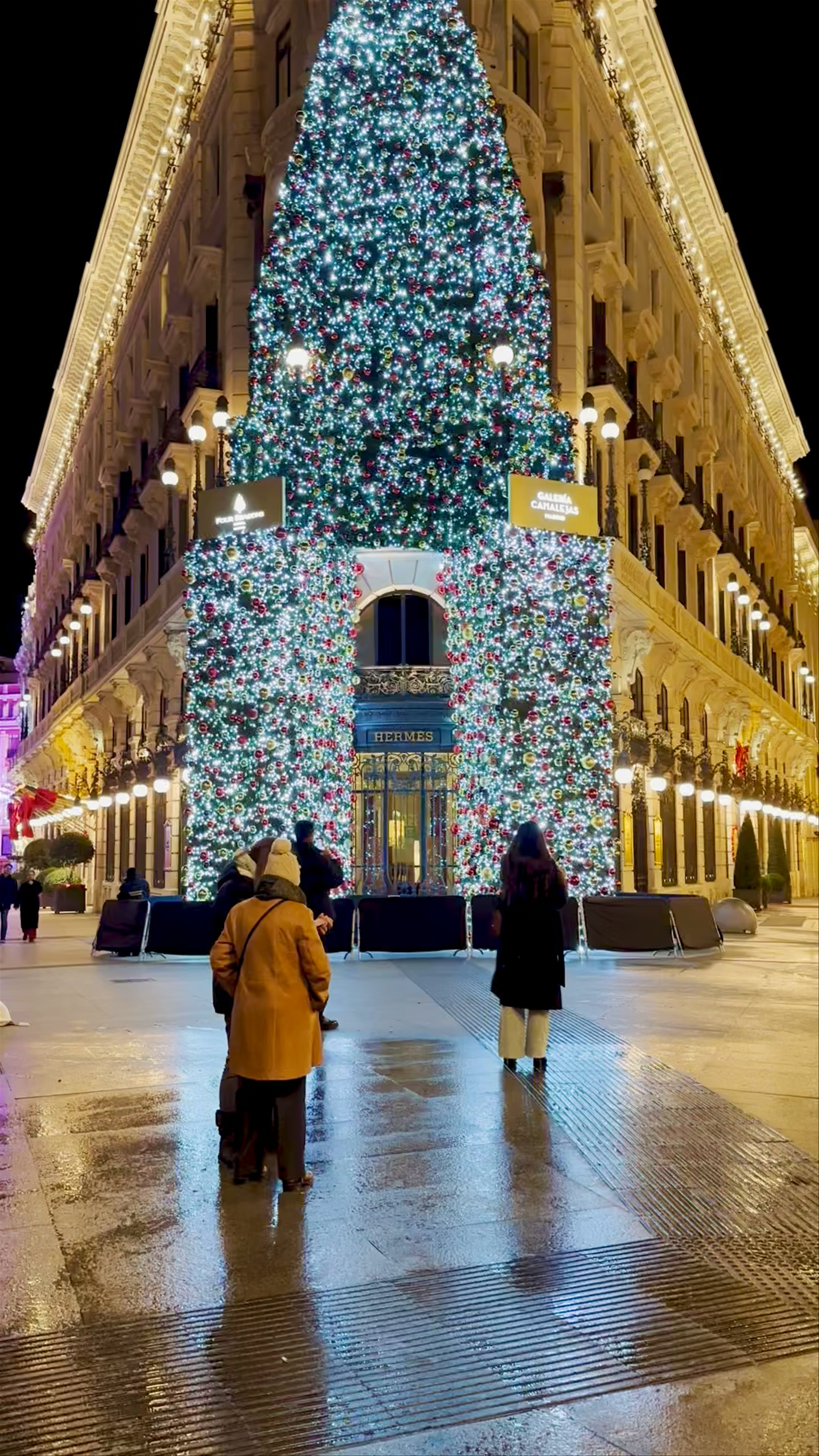Magical Christmas Lights at Galería Canalejas, Madrid